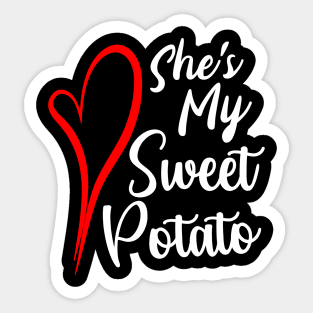 She's My Sweet Potato Sticker